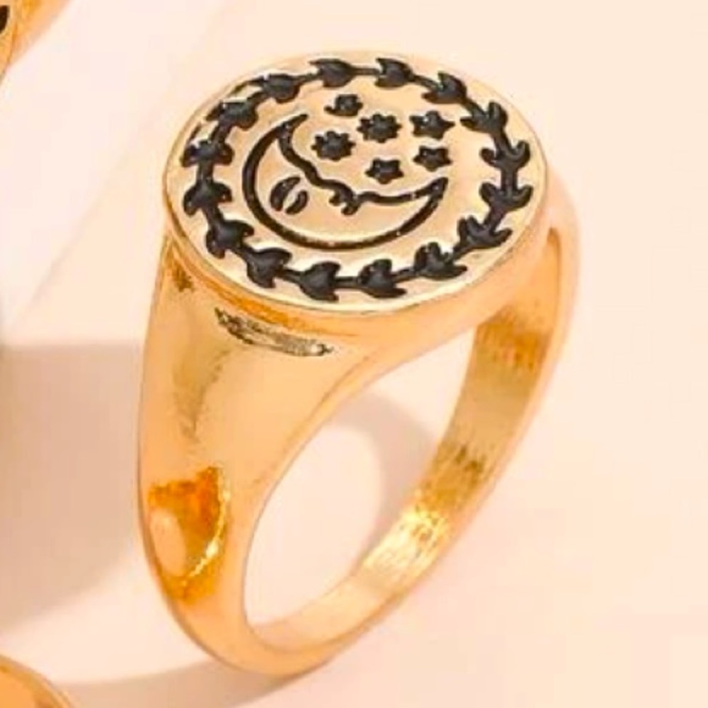 Moon and Stars Ring